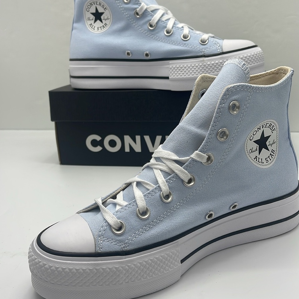Converse WMNS Platform Sneakers A10644F
CTAS LIFT. HI BLUE SUPERMOON/NATURAL IVR - Picture 14 of 16